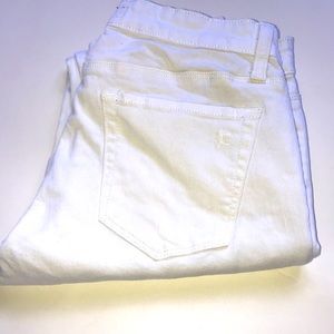 David Kahn Nikki Ankle 5 pocket skinny jeans white